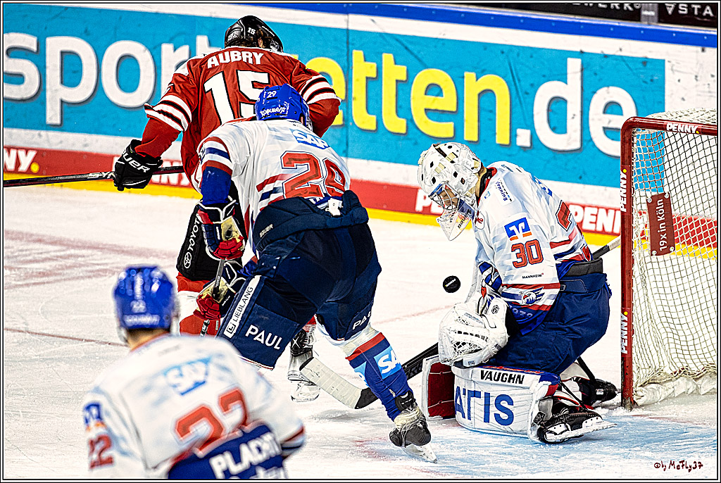 PENNY DEL Viertelfinale Spiel 6;  Koelner Haie - Adler Mannheim; Koeln, 26.03.2023